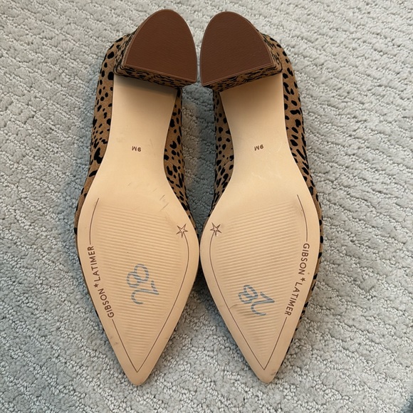Gibson Latimer Petra Leopard Block Heel Pumps - Picture 6 of 7